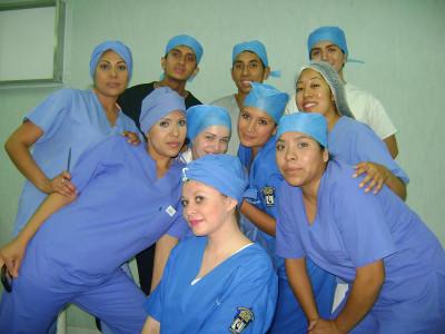 Volunteers and medical students Volunteers and medical students