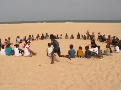 Games on the beach Games on the beach
