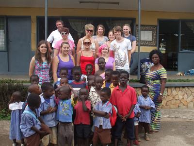 Our group with local kids Our group with local kids