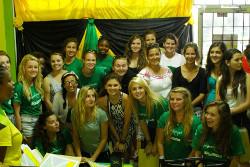Volunteers' last day