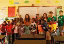 With children at my school