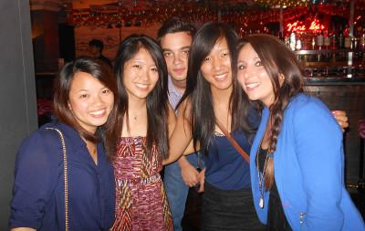 Volunteers out socialising in Shanghai Volunteers out socialising in Shanghai
