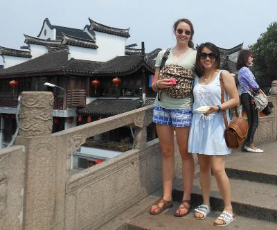 Volunteers travelling in China Volunteers travelling in China