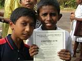 Children with their IT Certificates Children with their IT Certificates