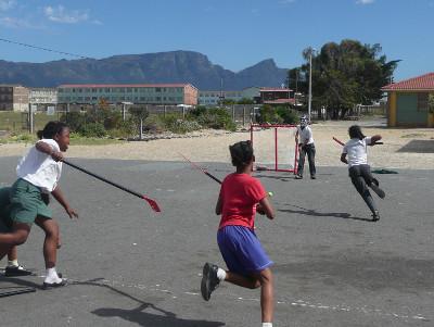 Kids playing hockey Kids playing hockey