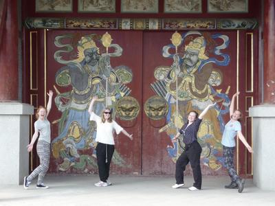 Volunteers enjoy leisure time in Mongolia Volunteers enjoy leisure time in Mongolia