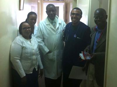 With local doctors With local doctors
