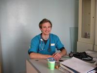 At my medical placement At my medical placement