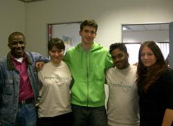 Volunteers and staff Volunteers and staff