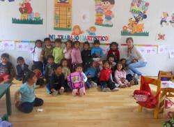 With my class