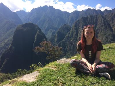 High School Special volunteer on a mountain in Peru High School Special volunteer on a mountain in Peru