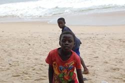 Kids on the beach Kids on the beach