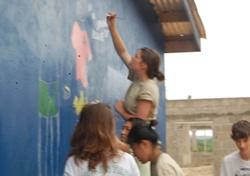 Painting murals Painting murals