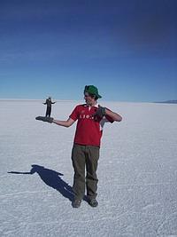 At the salt flats At the salt flats