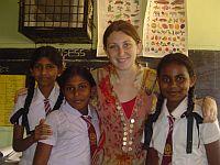 With children from my school