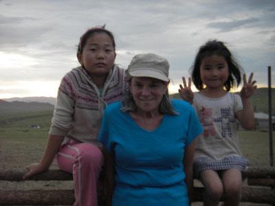Children and I in Mongolia Children and I in Mongolia