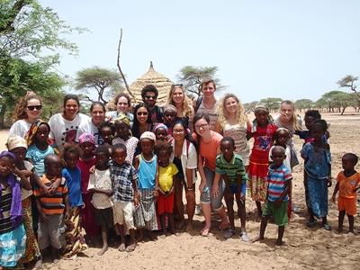 Meeting children in the community Meeting children in the community