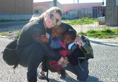 With local kids With local kids