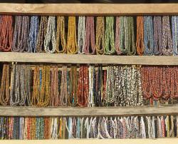 Volunteering bead market Ghana