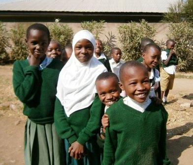 Children from the orphanages