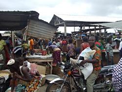 Busy market Busy market