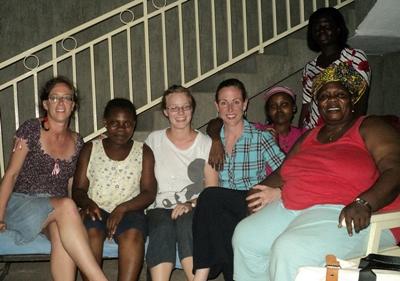 With my Togo host family With my Togo host family