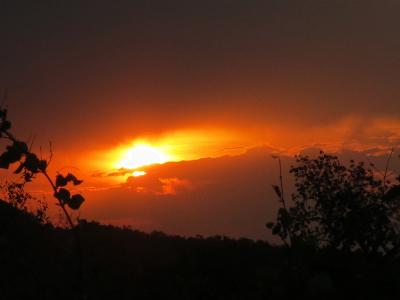 African sunset African sunset