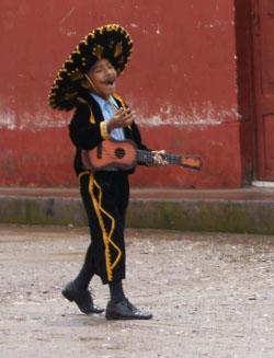 Boy in traditional dress