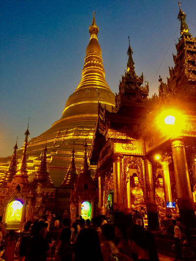 Shwedagon Pagoda in Myanmar Shwedagon Pagoda in Myanmar