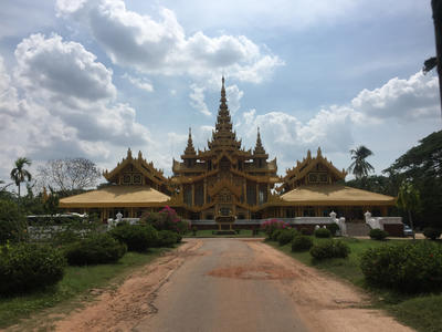 A temple in Myanmar A temple in Myanmar