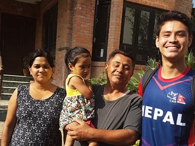 Harry spending time with his host family in Nepal Harry spending time with his host family in Nepal
