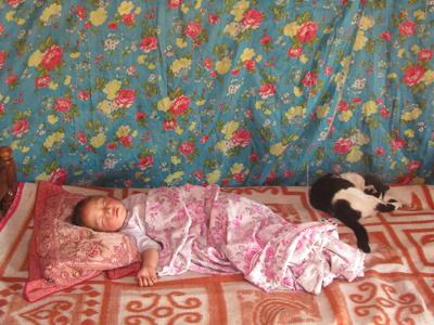 Sleeping peacefully Sleeping peacefully