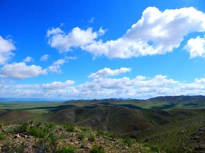 The Mongolian steppe in Asia The Mongolian steppe in Asia