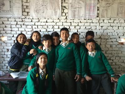 The children at the Teaching placement in Nepal The children at the Teaching placement in Nepal