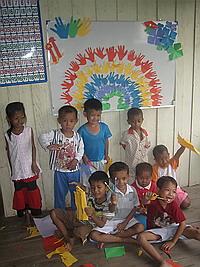 Children at the orphanage Children at the orphanage