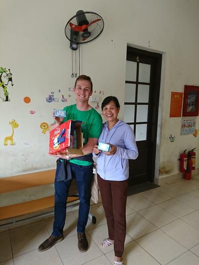 Soap donated by volunteers in Vietnam Soap donated by volunteers in Vietnam
