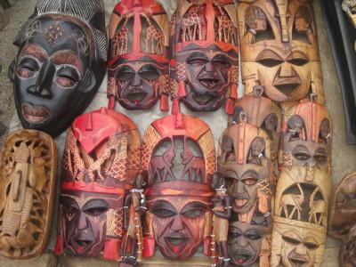 Wooden masks Wooden masks
