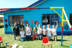 Volunteer group in Fiji Volunteer group in Fiji