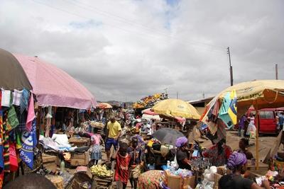 Market in Ghana Market in Ghana