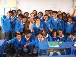 With my class With my class