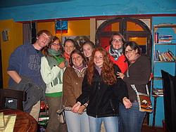 With other volunteers With other volunteers