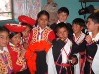 Children in traditional dress