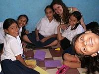 With students