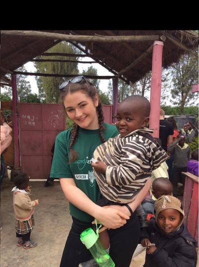 Kate spending time with children at her Care & Community placement Kate spending time with children at her Care & Community placement
