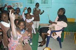 Dancing at Ecole Maternelle du Nord Dancing at Ecole Maternelle du Nord