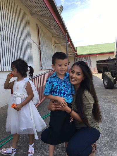 Kushbu spending time with children at her placement Kushbu spending time with children at her placement