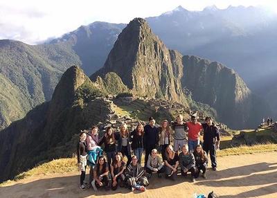 High School Special volunteers visit Machu Picchu in Peru High School Special volunteers visit Machu Picchu in Peru