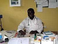 Doctor at the small clinic Doctor at the small clinic