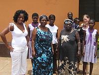 With my host family With my host family