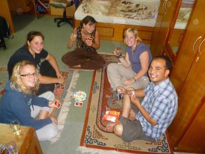 At host family At host family
